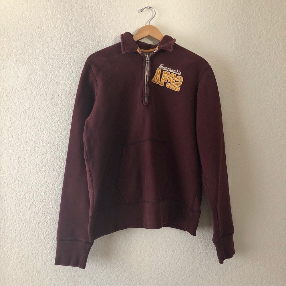 Abercrombie & Fitch AF 92 Maroon Jacket